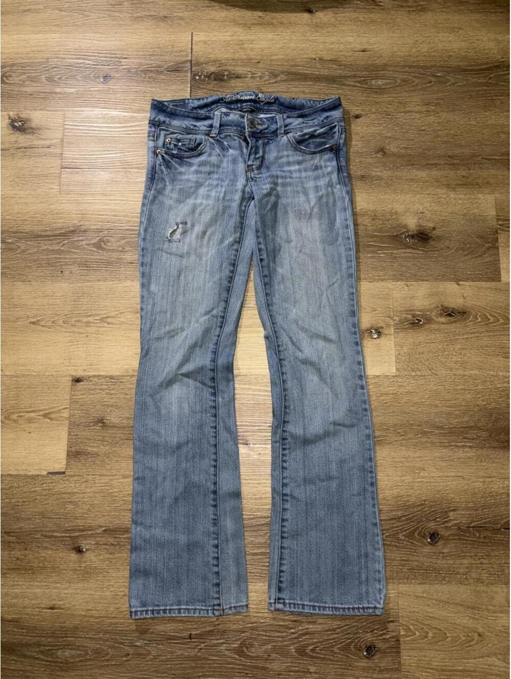 American Eagle Slim Boot Light Wash Jeans Women’s Size 4 Regular